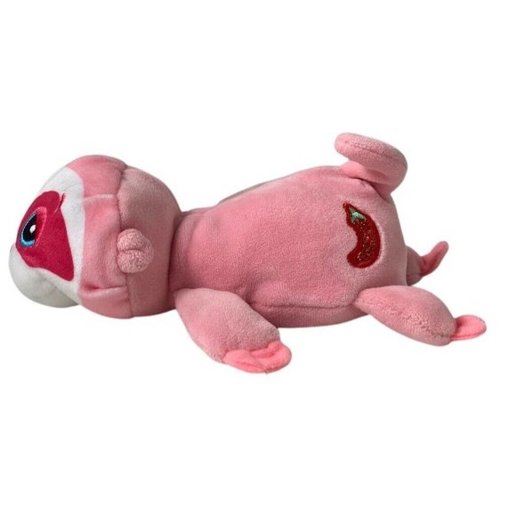 Cutetitos Basic Fun Pink Sloth Stuffed Plush Animal Beanie Toy Chili Pepper 2018 - Picture 3 of 9